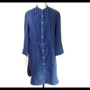 Boden blue linen tunic